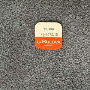 NOS Bulova Watch Part # 10.300/7 3/4 2692.10.  Authentic Bulova watch component.